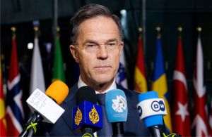 Mark Rutte: „Securitatea Ucrainei este securitatea noastră. Dacă Ucraina cade, nota de plată strategică, militară şi economică se va plăti la Varşovia, la Vilnius, la Bucureşti, la Berlin sau chiar la Paris". (Sursa foto: facebook / NATO)